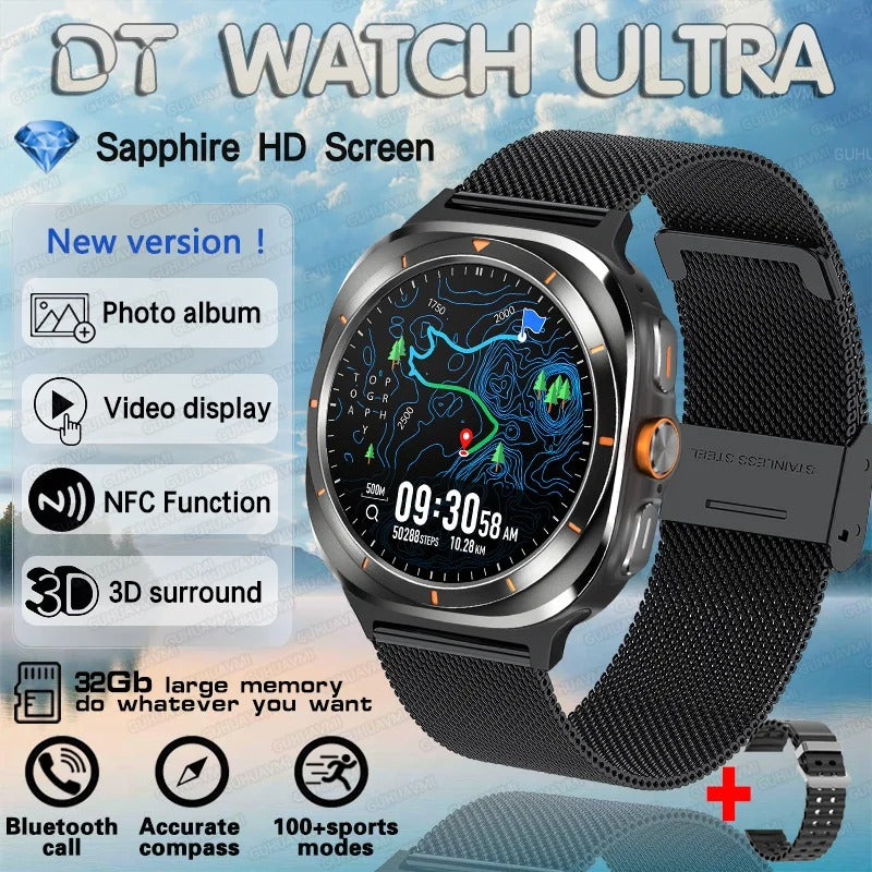 2025 Galaxy Watch 7 Ultra โ 32GB Smartwatch with GPS, NFC, AMOLED, Fitness & Health Tracker (47mm)