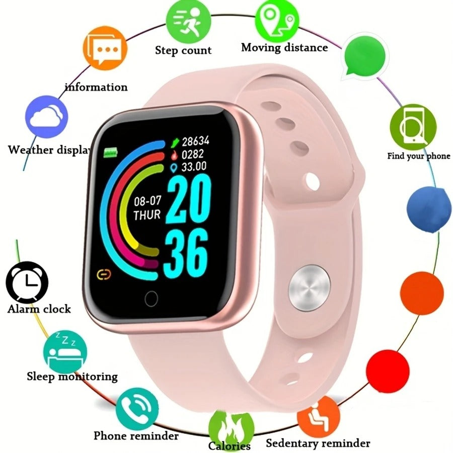 116Plus Smartwatch – Fitness Tracker with Heart Rate & Message Alerts