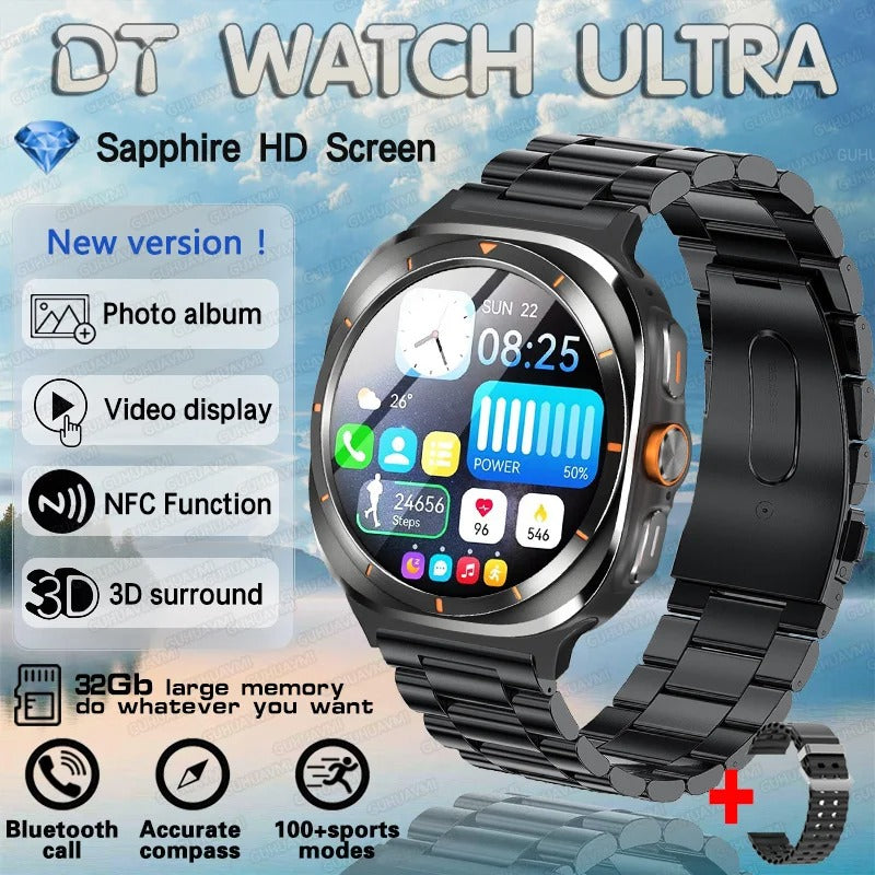 2025 Galaxy Watch 7 Ultra โ 32GB Smartwatch with GPS, NFC, AMOLED, Fitness & Health Tracker (47mm)