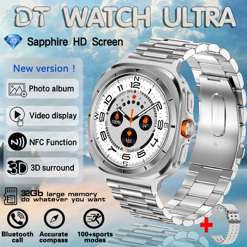 2025 Galaxy Watch 7 Ultra โ 32GB Smartwatch with GPS, NFC, AMOLED, Fitness & Health Tracker (47mm)