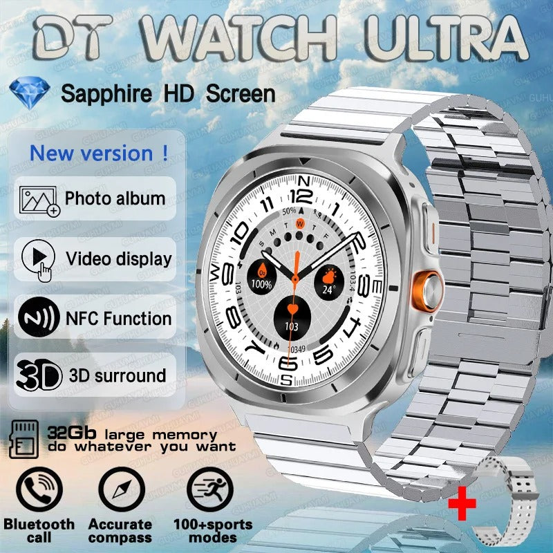 2025 Galaxy Watch 7 Ultra โ 32GB Smartwatch with GPS, NFC, AMOLED, Fitness & Health Tracker (47mm)