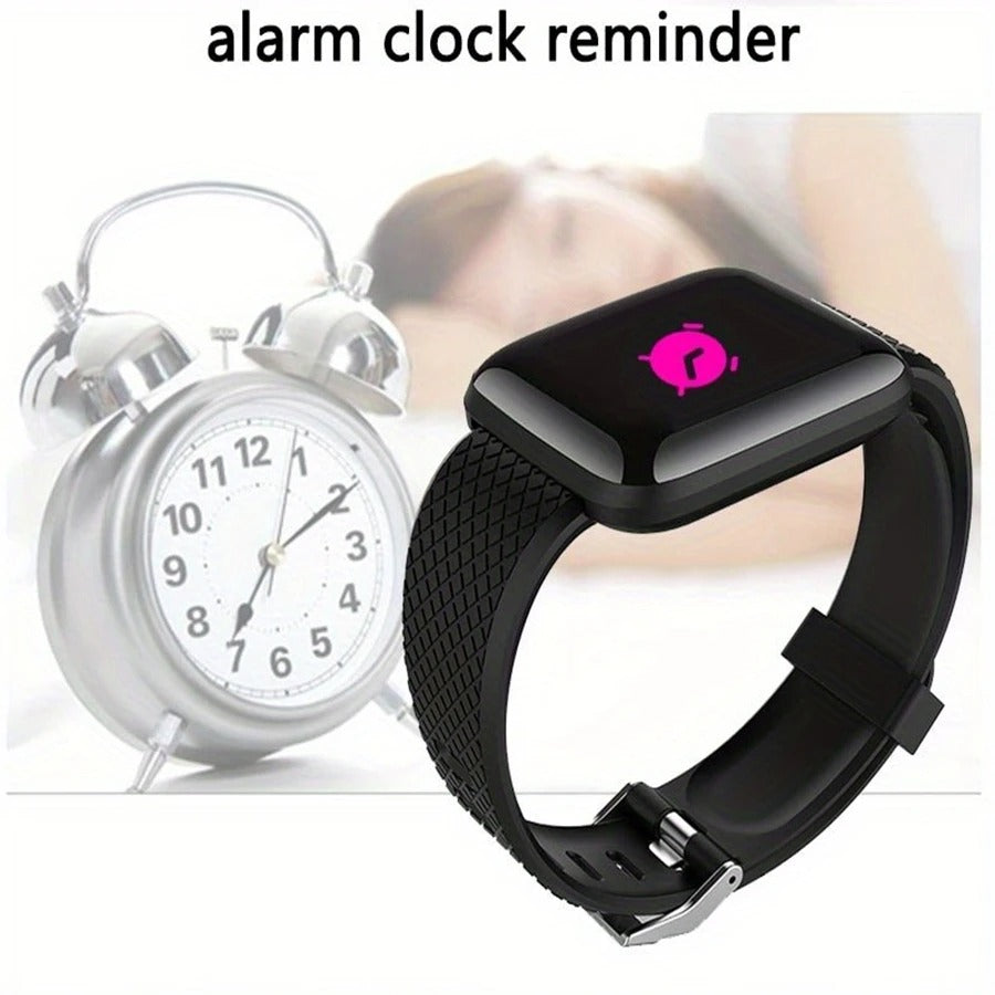 116Plus Smartwatch – Fitness Tracker with Heart Rate & Message Alerts