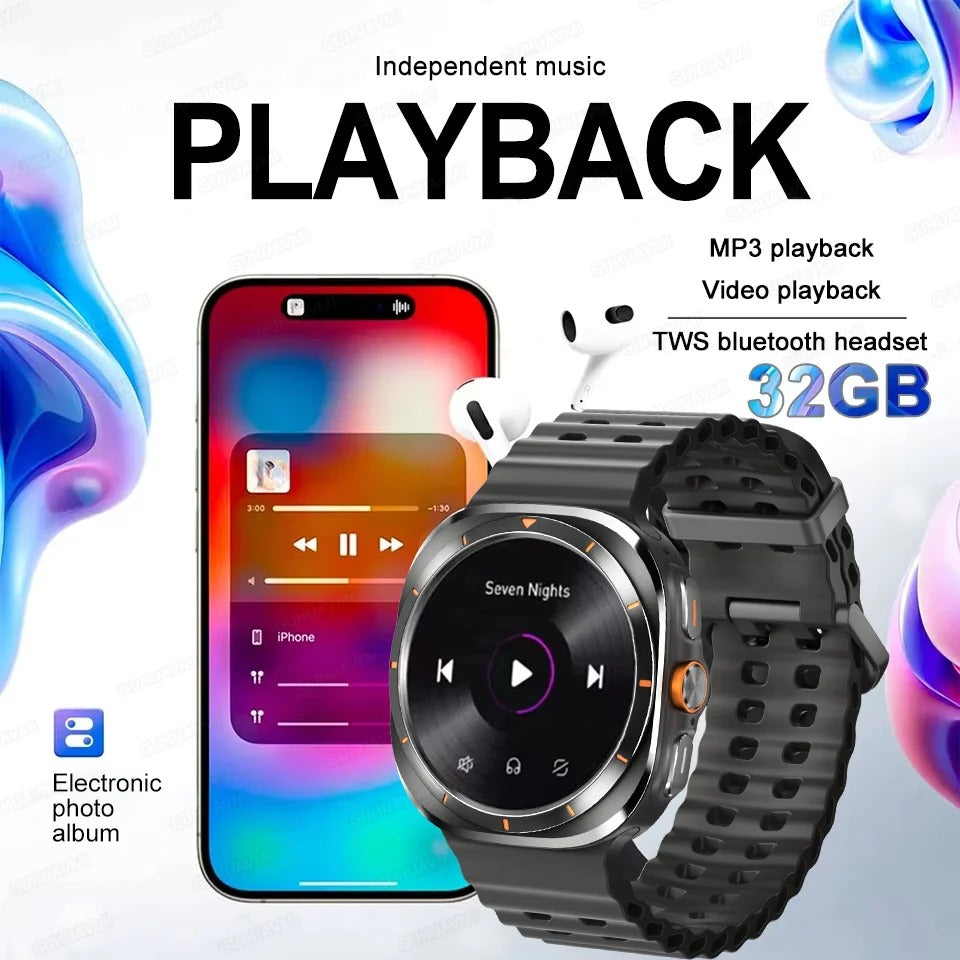 2025 Galaxy Watch 7 Ultra โ 32GB Smartwatch with GPS, NFC, AMOLED, Fitness & Health Tracker (47mm)