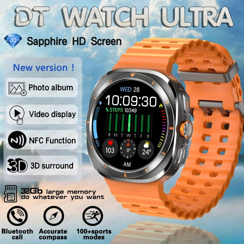 2025 Galaxy Watch 7 Ultra โ 32GB Smartwatch with GPS, NFC, AMOLED, Fitness & Health Tracker (47mm)