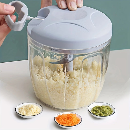 Manual Meat Mincer & Garlic Chopper 900ML – Kitchen Accessory